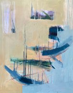 2001_dieter_ladewig_boote am strang_70x120_grun39